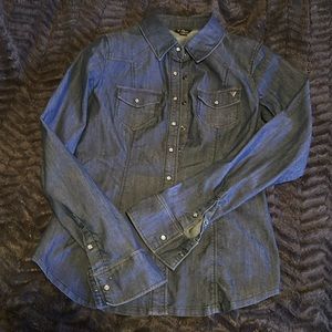 Guess Ladies Chambray Top